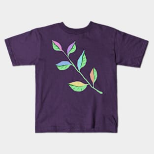 Colorful Leaves Kids T-Shirt